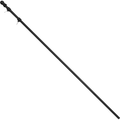 1ensemble Kit De Mât Acier Inoxydable avec Anneaux Rotatifs Poteau Drapeau Amovible pour Jardin Et Porche Résistant Aux Intempéries Et Facile à Installer (1/5)