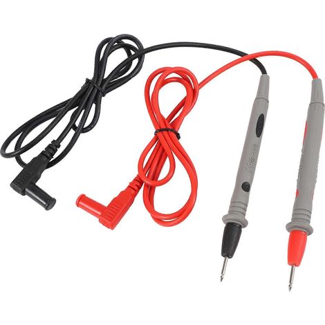 1 paire de câbles testeurs pour voltmètre, ohmmètre, multimètre et ampèremètre (1/4)