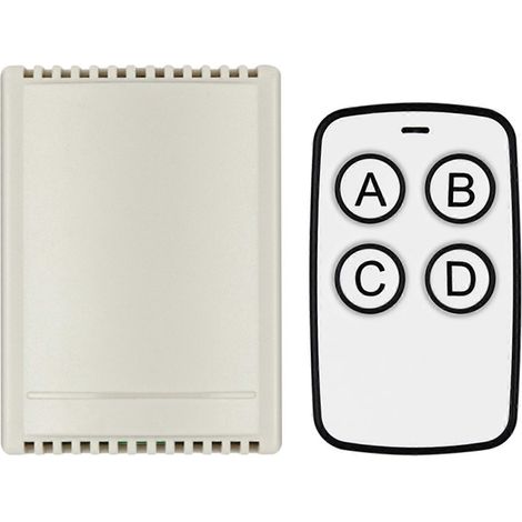 Récepteur et émetteur universel 4CH 433MHz pour portes de garage - télécommande fiable (1/4)