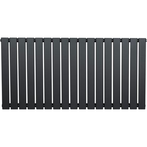 Flachheizkörper Designer, Horizontal, Grau, 600 x 1190mm (1/5)