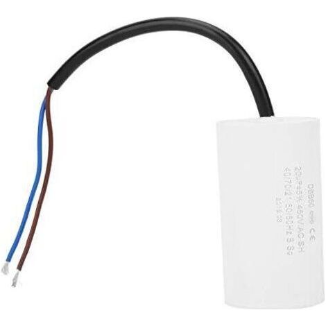 CBB60 450V 25uF Anlaufkondensator – Stabile Leistung ohne giftige Leckagen – Einfache Installation für Elektromotoren (1/5)