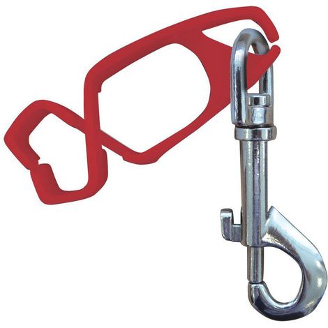 clip pour gants (pk40) - rouge - portwest (1/2)