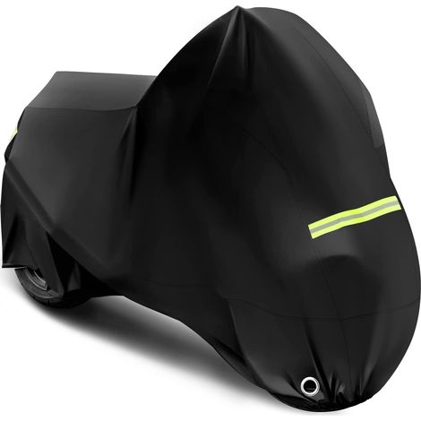 Woltu – Housse de protection moto extérieure – Tissu Oxford 210D imperméable – Résistante aux intempéries – Dimensions 245x105x125cm (1/4)