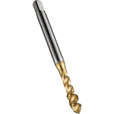 Maschio a macchina ISO 529C E002TIN M10x1.5mm HSS-E-PM TiN 2.5XD 6H DORMER