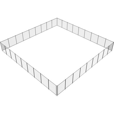 Clôture de piscine, 1,21 × 32,91 m, pour piscines enterrées, clôture de sécurité amovible pour enfants, installation facile à faire soi-même, filet en PVC Teslin 340 g/m² protégeant les enfants et les (1/5)
