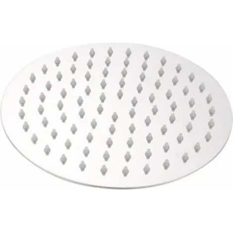 Cabezal de ducha de acero inoxidable 201 – Lluvia de alta presión de 20 cm para baño, acabado cromado pulido (1/5)