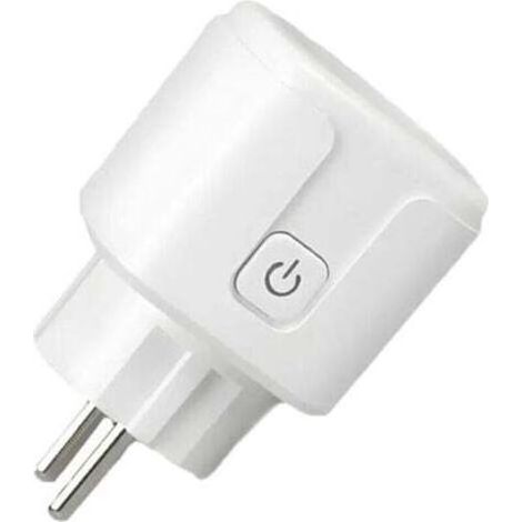 Prise Connectée WiFi 16A 3680W, Compatible Alexa/Google Home/SmartThings, Suivi de la Consommation Énergétique, Réseau 2.4GHz Requis (1/4)