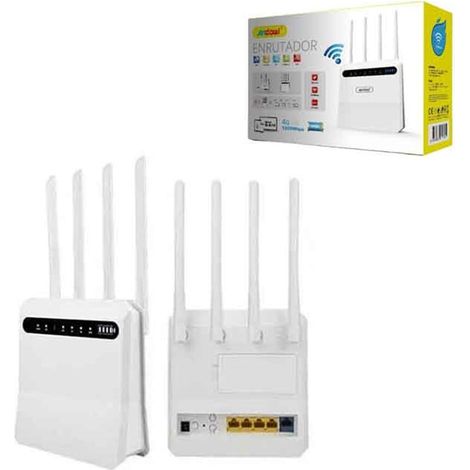 Andowl - Router Mobile Wi-fi Wireless 4g/5g 1200mbps Con 4 Porte Ethernet Batteria 4400mah Q-a10 - (1/5)