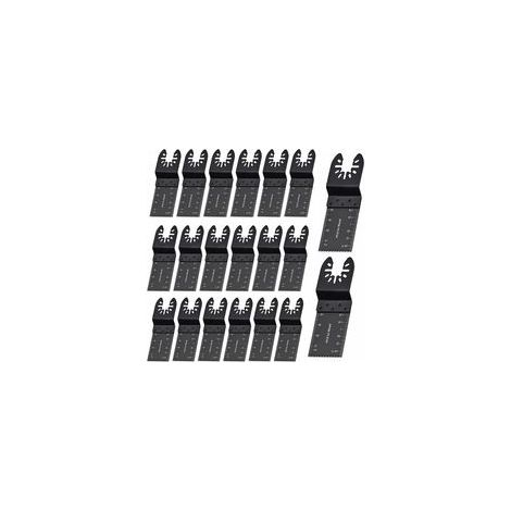 Lama universale per sega oscillante per metallo e legno - 20 pezzi - 35 mm - Attacco rapido per utensili multifunzione DeWalt, Craftsman, Bosch, Dremel, FEIN, Ridgid, TCH, Makita