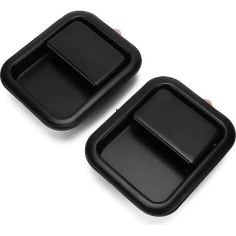 Poignée de porte extérieure de voiture gauche/droite noire 55176382AE, pièce de rechange robuste en fer pour Wrangler TJ 1997-2006 (1/5)