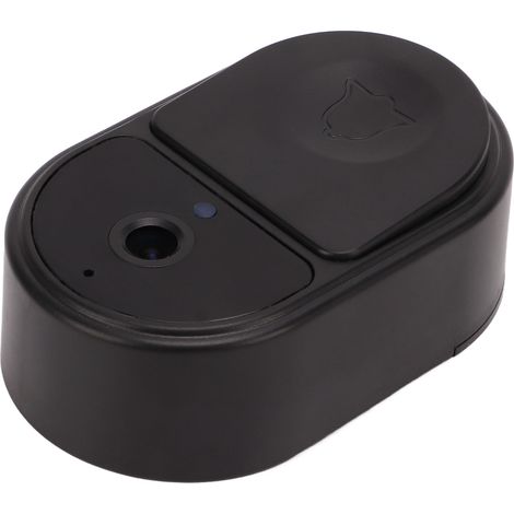 Sonnette vidéo WiFi 2,4 GHz avec caméra, vision nocturne infrarouge, interphone bidirectionnel, objectif grand angle de 90°, rechargeable pour la maison (1/5)