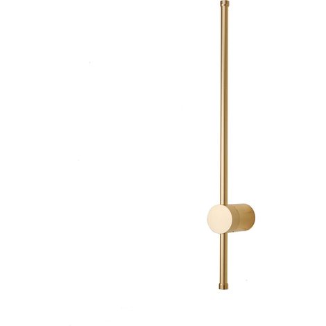 Applique murale linéaire aluminium doré 10W 2700K, 60 cm (1/5)