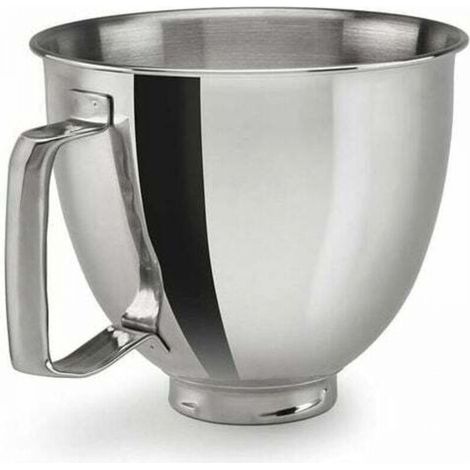 KitchenAid Bol mélangeur en acier inoxydable Kaishanyi Chef Machine Accessoires K5THSBP pour 5QT avec poignée (1/4)