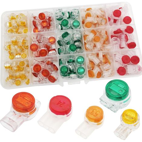 Kit 174 Connecteurs Téléphone - UY/UR/UG - Gel Étanche - Sans Dénudage - Pour Lignes Téléphoniques et Données - Assortiment Complet (1/5)