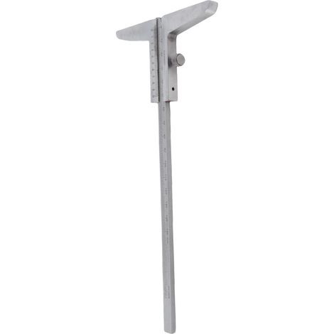 Pied à coulisse de profondeur en acier à haute teneur en carbone, outil de mesure pour le traitement des métaux, précision de 0,02 mm, plage de mesure de 0 à 150 mm. (1/5)