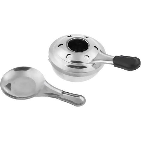 Réchaud de cuisson léger et portable en acier inoxydable pour boissons alcoolisées (1/4)