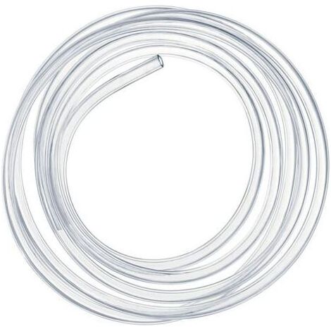 Tuyau souple transparent 10m – PVC haute qualité – Diamètre intérieur 10mm – Diamètre extérieur 12mm – Pour eau et air (1/5)