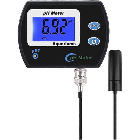 Moniteur de pH en ligne pour aquariums, conçu pour la vérification régulière de l'acidité des échantillons liquides à usage domestique.-AquaForge (1/5)