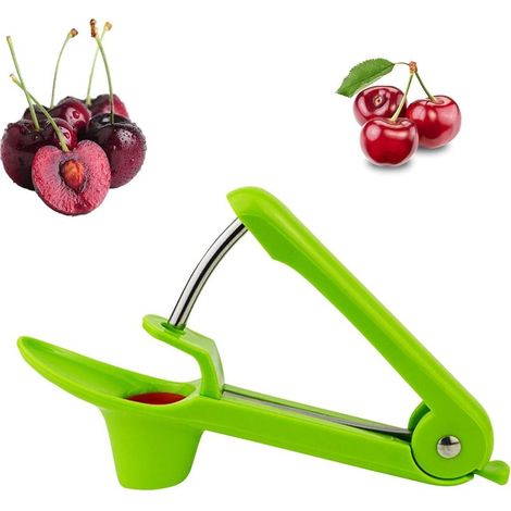 Denoyauteur Olives,Denoyauteur cerises en acier inoxydable Dénoyauteur cerises Denoyauteur fruits Cherry Corer Entferner Hand Fruit Denoyauteurde (1/5)