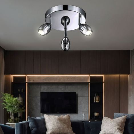 Faretto da soffitto LED 15 watt illuminazione luce mobile Globo Morelia 56203-3