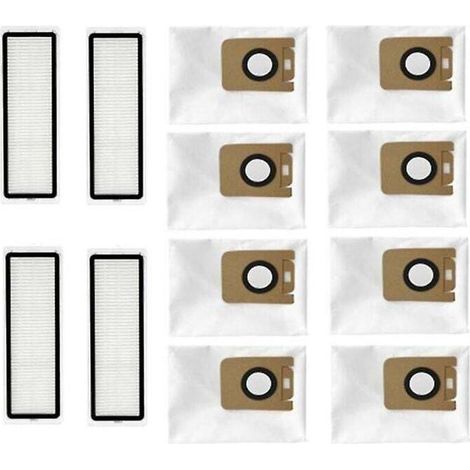 Sac à poussière avec filtre Hepa de remplacement pour aspirateur robot Bot L10 Plus Z10 Pro D10 Plus (1/2)