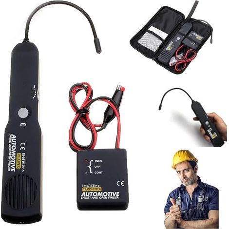 Em415pro Localizzatore di cavi elettrici, rilevatore di circuiti aperti e in cortocircuito, tester per circuiti automobilistici, strumento di diagnostica digitale per circuiti auto da 6-42 V CC, rilev (1/5)