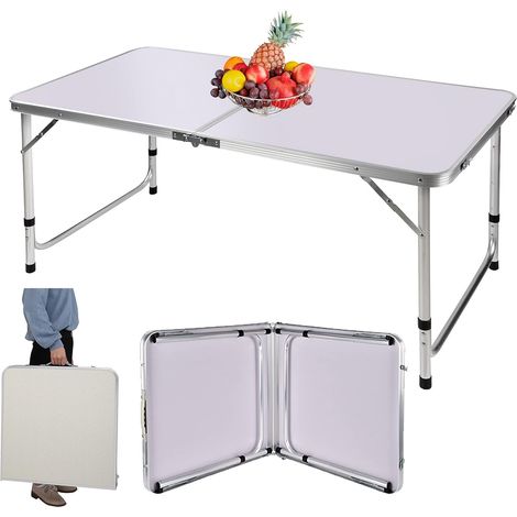 Table de pique-nique escamotable pliable portable, adaptée aux jardins intérieurs et extérieurs, balcons, marchés, postes de travail de cuisine