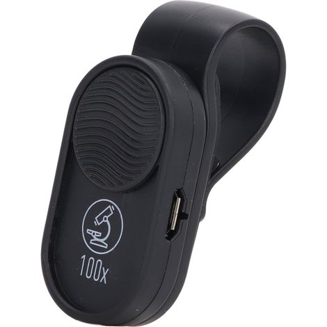Handliches 100x HD-Mikroskop, Kameramikroskop im Taschenformat mit LED-Beleuchtung und Universalklemme (1/5)
