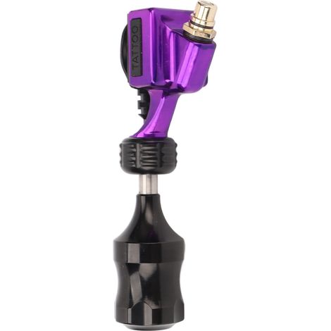 Machine à tatouer électronique avec connecteur RCA, cartouche de tatouage, moteur, stylo pour salon, violet (1/5)