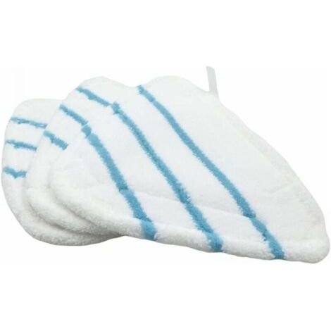3-teiliges Mikrofaser-Dampfwischer-Set, Dampfwischer-Zubehör, universelle dreieckige waschbare Dampfwischer-Pads für Heißstrahl-Dampfreiniger, maschinenwaschbar, FLITI