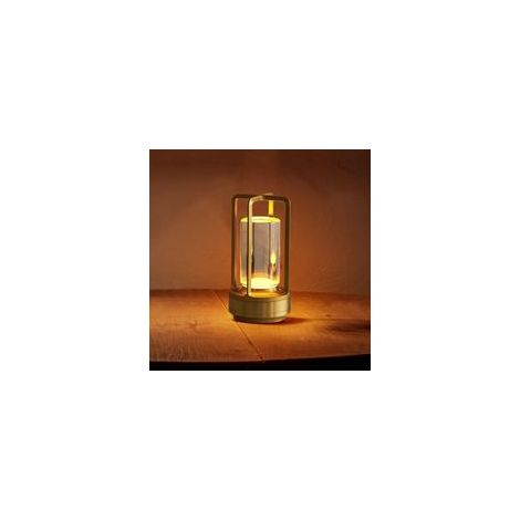Lampe de Chevet Rechargeable avec Télécommande RGB Style Japonais Tactile 2600 mAh Dorée Éclairage d'Ambiance pour Chambre (1/4)