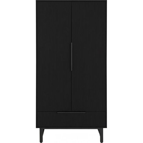 HOME DELUXE Kleiderschrank NYLA – 100 x 200 cm  Moderne & Platzsparende Schranklösung  Kleiderschrank, Schrank, Kleiderschrank groß