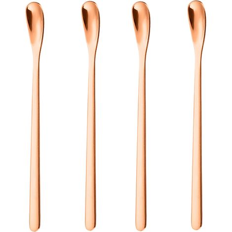 Cuillère À Café En Acier Inoxydable - 17,8 cm - Pour Mélanger Boissons Et Cocktails - Lot De 1