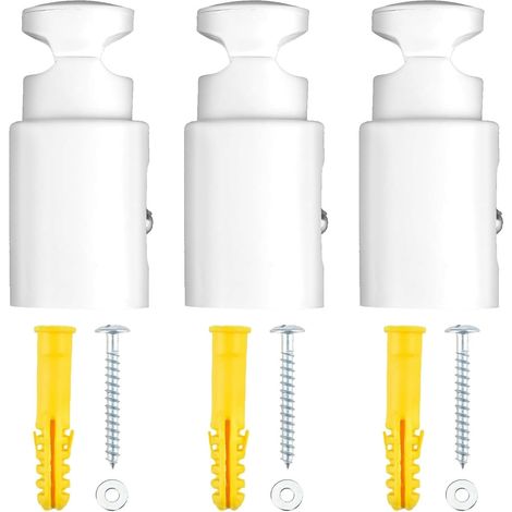 3 Pièces Fixation Seche Serviette, Support Seche Serviette, Support Radiateur Sèche Serviettes, Support Radiateur Mural Réglables Compatible avec Tout