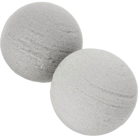 2 sphères de mousse florale rondes pour compositions florales DIY-12x12cm-Grey