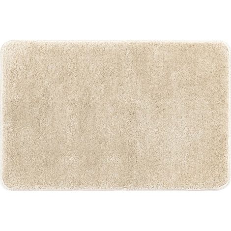 Vision 50x80 cm tapis de salle de bain en polyester, beige (SATDPREDBE) (1/3)