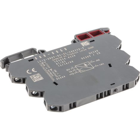 Relais statique, RS PRO, 2 A, Rail DIN, 30 V, 30 V ( Prix pour Paquet de 5 ) (1/2)
