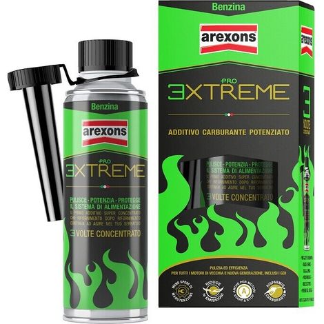 Additivo Pulizia Motore Benzina PRO EXTREME Arexons 3 Volte Concentrato – da 325ml (1/10)