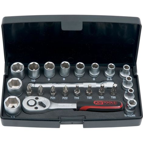 KS Tools 1/4 Steckschlüssel-Satz, 23-tlg (1/5)