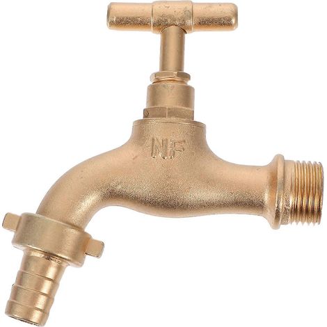 Robinet d'arrosage extérieur polyvalent en alliage de zinc pour jardins et grands espaces (1 pièce) (1/5)