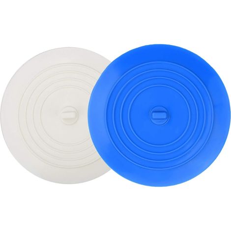 Bouchon De Drain - 6 Pouces - En Silicone Souple - Pour Évier Cuisine Salle De Bain Machine À Laver - Lot De 5 (1/5)