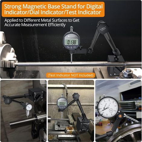 0-25.4mm Comparateur Numérique + 80KG Base Magnétique Set (1/5)
