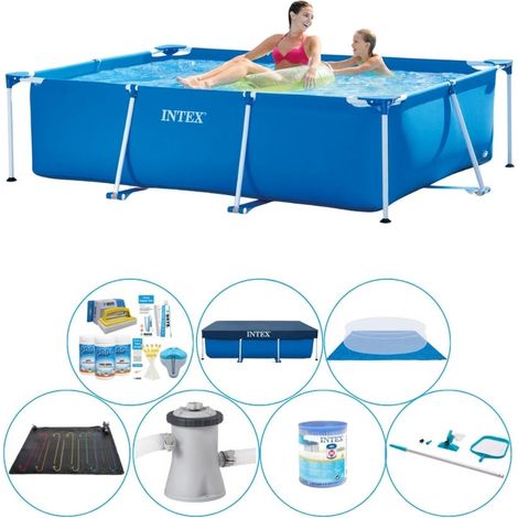 Intex Piscine Tubulaire Rectangulaire - 220x150x60 cm - 8-pièces  S21101 (1/5)