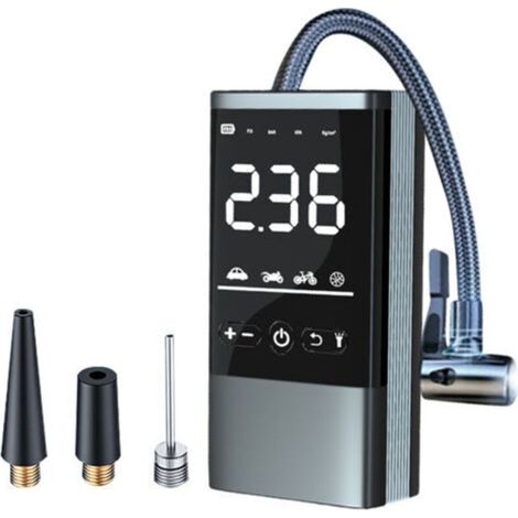 Wireless Car Inflator Pump Portable Digital Display Tire Pump with Light for Motorcycle Bicycle Football Basketball (1/5)