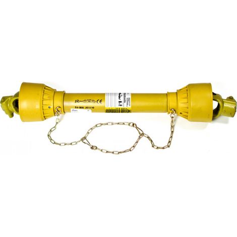 Dema – Cardan 800 - 1040 mm 35 CV – Arbre à cardan 1 3/8" – 460 Nm – Tube intérieur triangulaire – Pour tracteurs jusqu'à 35 CV
