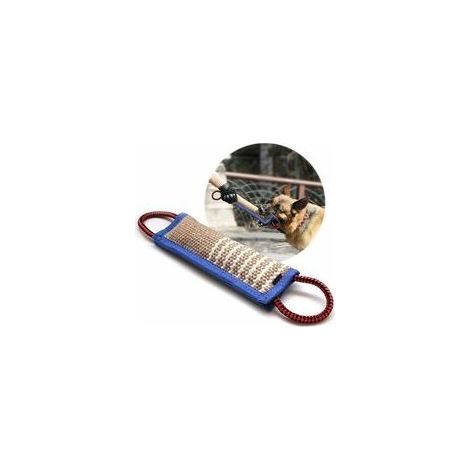 Jouet à mâcher pour chien, 30 cm, 2 poignées, flottant, indestructible. (1/5)