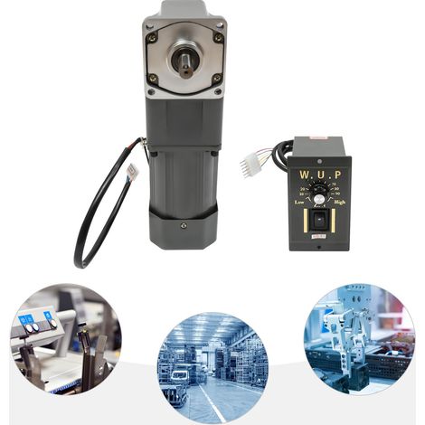 220V 120W 30K Gear Motor Elektromotor Getriebemotor mit Drehzahlregler CW/CCW DE