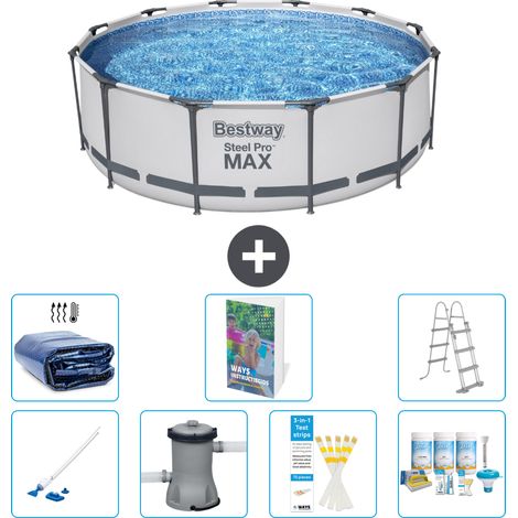 Bestway Steel Pro MAX Rund - 366x100 cm - 8-teilig S484
