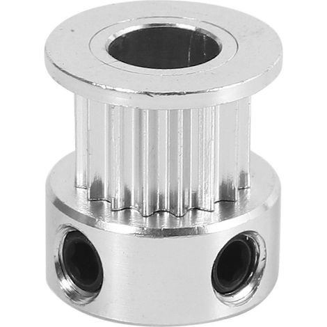 poulies de distribution en aluminium GT2 à 16 dents, alésage de 6 mm, avec bride et roue synchrone pour imprimante 3D (1/5)