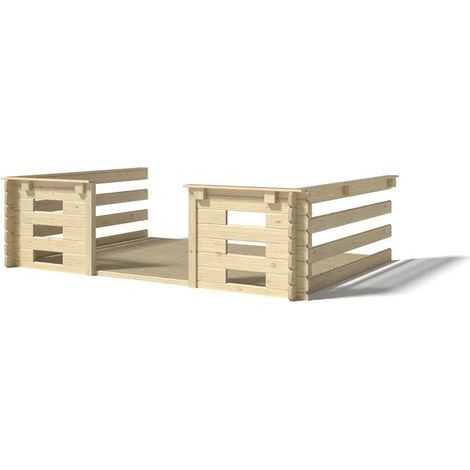 Veranda - 6 m2 - 3m x 2m - colore: naturale - DOM142